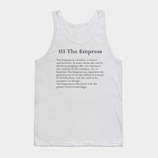 The Empress Tarot Arcana meaning Tank Top